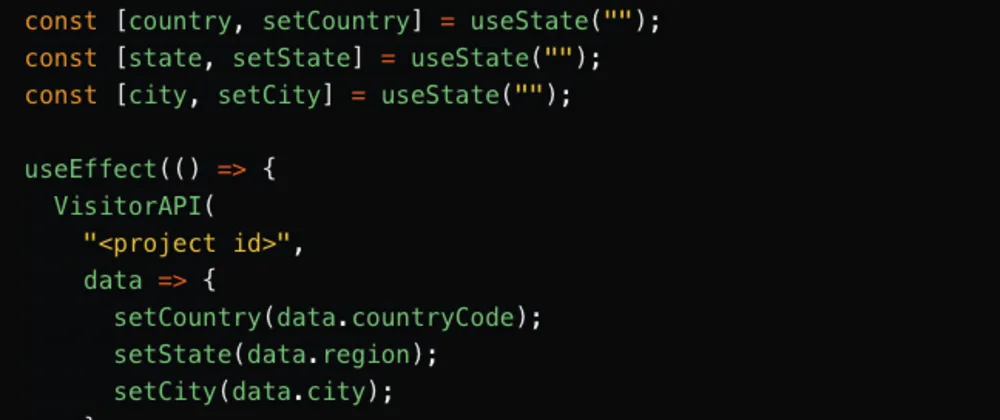 How to pre-fill user country and state fields in Reactjs forms